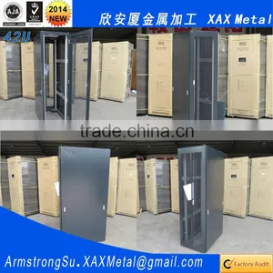 XAX4701KS 47U Nine Bend Profile Cold Roll Forming Ventilated Fan Airflow Rack Mount Rackmount Server Cabinet thumbnail-1