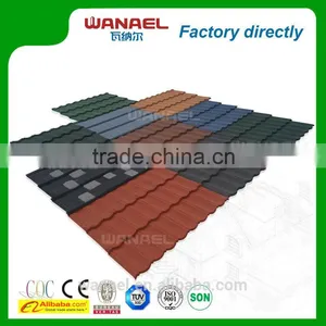 Wanael Stone Coat Steel Roof Tile/economic Roof Covering/metal Roof Dog Houses thumbnail-3