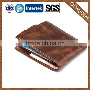 Professional Factory Supply Travel Custom Design Excellent Quality Man Purse Leather thumbnail-1