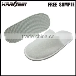 Cheap Soft Indoor Custom Made White Slipper for Hotel , Towel Bath Personalize Hotel Bathroom Slipper With Logo thumbnail-1