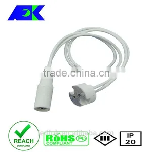 MR16 MR11 Socket Base Led Bulb Halogen Lamp Lighting Holder Wire Connector With DC Female Jack thumbnail-1