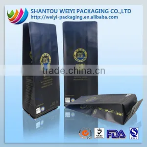Wholesale Recylcled Food Grade Coffee Packaging Bags With Valves thumbnail-1