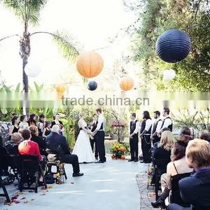 2016 Wholesale Cheap Paper Lanterns Chinese Round Lanterns Wedding Paper Lanterns thumbnail-3