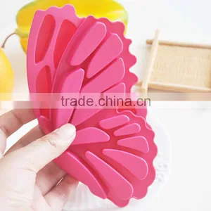 100% Food Grade FDA Free Personalized Custom Butterfly Shape Silicon Ice Tray thumbnail-3