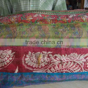 Ethnic Design Thread Work With Abstract Prints Cotton Cushion Cover 45*45cm thumbnail-1