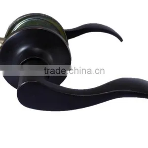Tubular Handles Lever Lockset With Passage, Privacy, Entrance Function Zinc Alloy Leverset Lock thumbnail-4