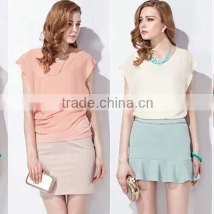 2014 New Design Fashion Blouse and Skirt thumbnail-1