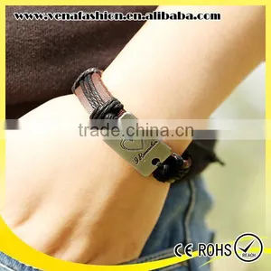Factory Price New Leather Love Forever Punk Bracelet thumbnail-4