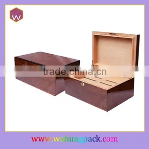 Brown Glossy MDF Wood Best Antique Cigar Box thumbnail-3
