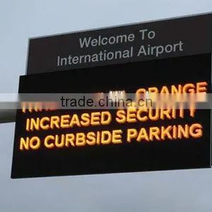 Double Sided 16x64 Pixels Green Color Outdoor LED Moving Message Display Sign thumbnail-1