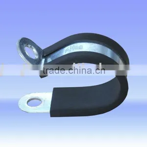 Galvanized Steel Fixing Clamp With Rubber thumbnail-1
