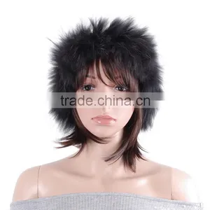 Ladies Raccoon Fur Headband/knitted Fur Headband KZ150124 thumbnail-2