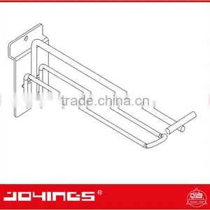 Double Sided Slatwall Display Promotion Magazine, Brochure Display Rack, Aluminum Extrusion Back Panel thumbnail-5