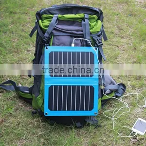 Leather Case Photovoltaic Solar Charger USB 2.0 Output for Smartphone thumbnail-2