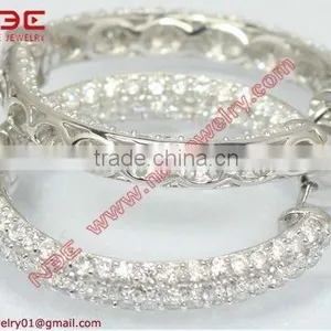 Factory Offer Fashion Bali Hoop Earrings thumbnail-1