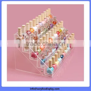 Cheap Price Custom Promotion Personalized Plastic Acrylic Nail Polish Display Rack thumbnail-3