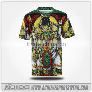 Dye Sublimation Darts Shirts 100% Polyester Sublimation t Shirt thumbnail-1
