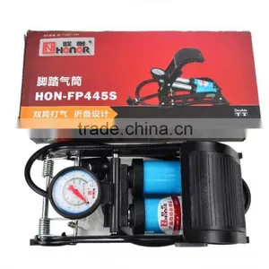 HONOR Bicycle Pumps FP445S New Design Foot Pump Stamped on the Pump thumbnail-1