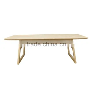 T023 Adjustable Height Glass Coffee Table thumbnail-3