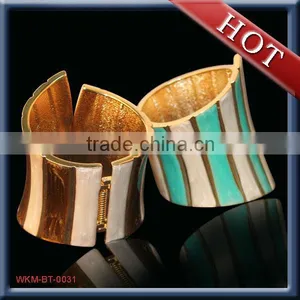 Beautiful Cuff Type Enamel Enamel Jewelry Bangle Bracelets thumbnail-1