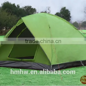 3 Person Double Door Fiberglass Pole Camping/travelling Tent thumbnail-4