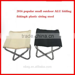 Aluminum Travel Outdoor Folding Camping Picnic Fishing Beach Canvas Chair Sitting Stool thumbnail-1