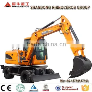 Garden Farm Excavator Japanese Engine Wheel Excavator With Backhoe for Sale thumbnail-1