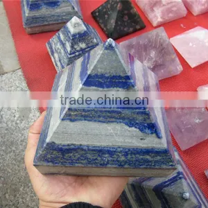 The Beauty Of The Natural Lapis Lazuli Pyramid thumbnail-4