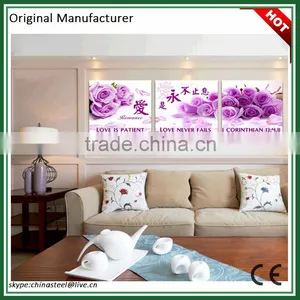 Triptych Purple Scenery Christian Frameless Painting thumbnail-2