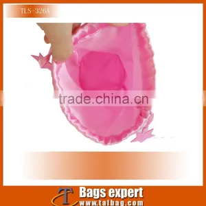 2016 Popular Satin Body Cosmetic Bags Drawstring Bag for Lady thumbnail-3