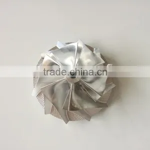 High Performance Turbo KTR110 Billet Compressor Wheel 6505-51-1410 Impeller Blade Fit Turbo/chra 6505-52-5410 6505-65-5020 thumbnail-2