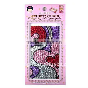 2016 Bling Diamond Crystal Sticker With Back Cover Case for Phone thumbnail-1