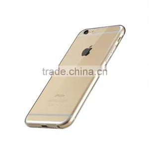 Fashion Design Touch Screen Transparent 4 Colors Ultra Thin Tpu Mobile Phone Case for Apple Iphone Series 6 / 6 Plus thumbnail-2