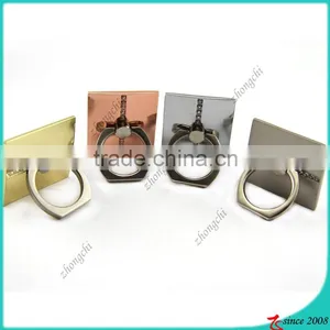 Black Rectangle Shape Reusable Sticky Smartphone Holder Wholesale thumbnail-4