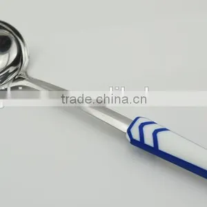 2016 Canton Fair Kitchen Utensils Display Stainless Steel Soup Ladle With New Corn Handle thumbnail-3