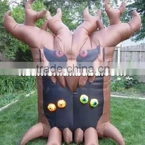 Inflatable Halloween Tree With Glowing Eyes Yard Decoration thumbnail-1