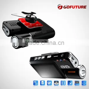 2014 Hot 3.0"TFT 720p GPS Logger X3000 Dual Camera Car Camera thumbnail-1