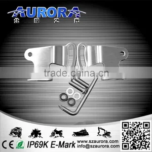 SEMA Stainless Steel Bracket for Aurora 4X4 LED Bars thumbnail-1
