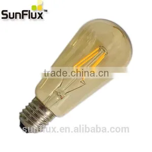 CRI >90 Gold Bulb Vintage Led Bulb ST64 2100K thumbnail-1
