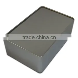 White and Black Metal Tin Box/Rectangular Tin Box/tin Box With Sliding Lid thumbnail-3