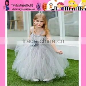 2015 Europe Market Long Lace Baby Party Dress Wholesale Price Sleeveless Kids Girl Tutu Dress Tutu Skirt thumbnail-1