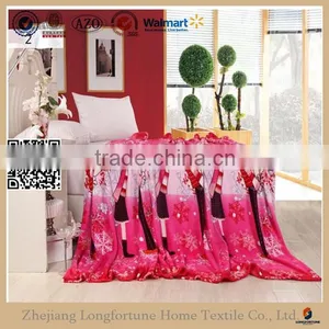 Manufactory Walmart China Home Textile Wholesale Coral Fleece Blanket thumbnail-1