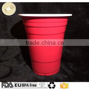 Red Plastic Cup Disposable,tea Cup Logo Printing,coffee to go Cup thumbnail-1
