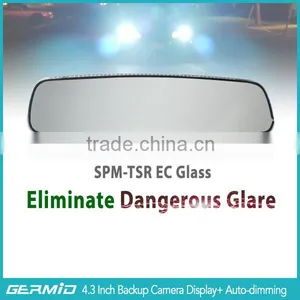 4.3inch Car Mirror Anti Glare Glass Auto Dimming Rear View Mirror With Auto Adjustable Guide Line thumbnail-4