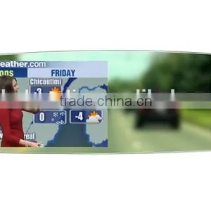 4.3 Inch Frameless Rearview Mirror Monitor Sychronize Informations Gps Navigation thumbnail-3