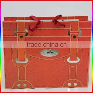 Fashionable Colourful Paper Handbag Packing Bag thumbnail-2