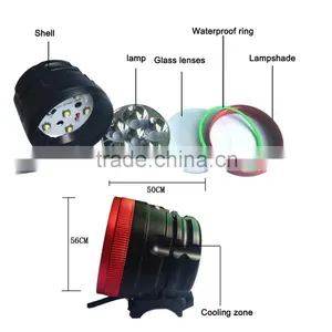 2 In 1 High Brightness 6 x XM-L T6 LED 3 Modes Bike Light Bicycle Front Lamp Headlight Headlamp + Battery Pack + Charger thumbnail-5