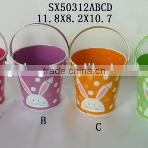 Beautiful Colorful Metal Decoration Flower Pots thumbnail-1