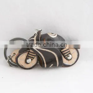 Handmade Leather Motorcyle Key Chain thumbnail-1