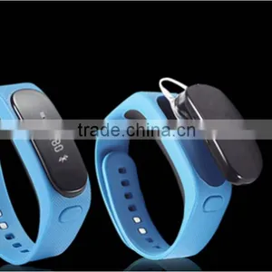 TPU Smart Bracelet With Bluetooth Earphone and Health Monitoring thumbnail-2